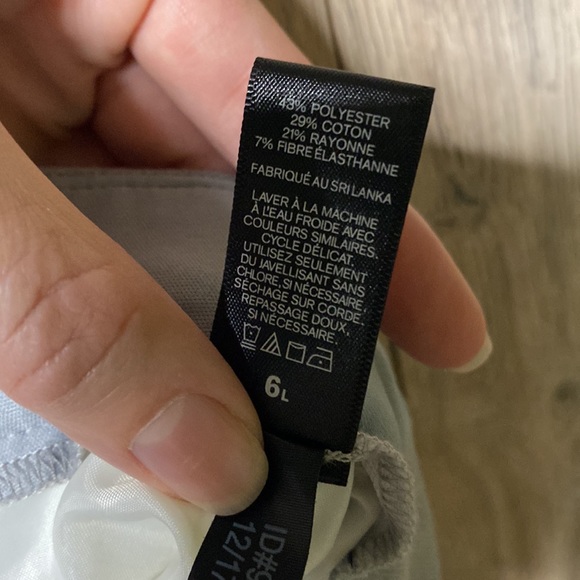 Columnist straight leg MID rise 6 LONG Light Heather Grey  Great condit worn 4x - Picture 9 of 16